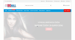 Desktop Screenshot of bigmall.cz